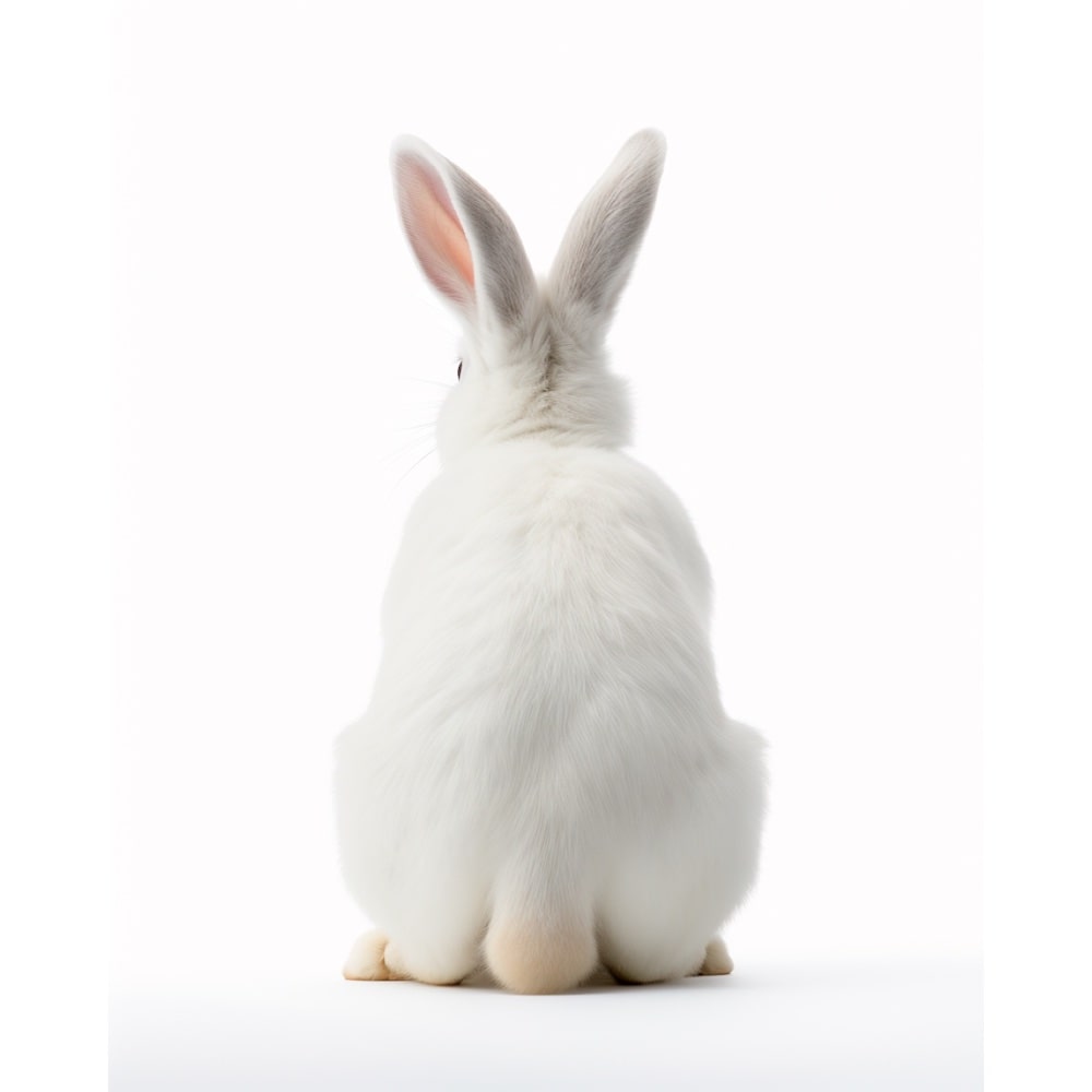 Tableau Lapin Devant Derrière, art mural décoration nature