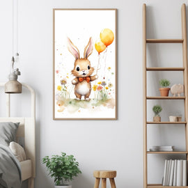 Tableau Lapin Personnalisé, art mural décoration nature