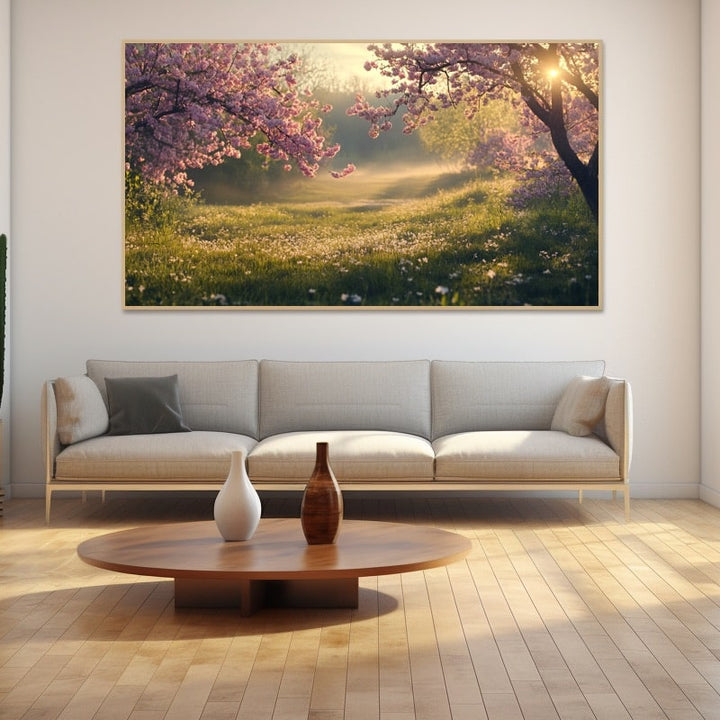 Tableau Le Printemps, art mural décoration nature