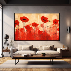 Tableau Les Coquelicots