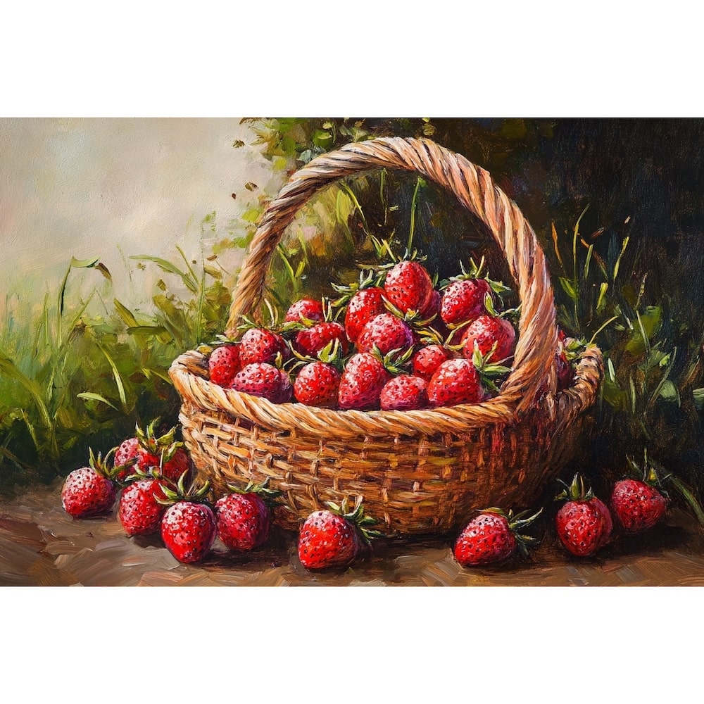 Tableau Les Fraises Panier