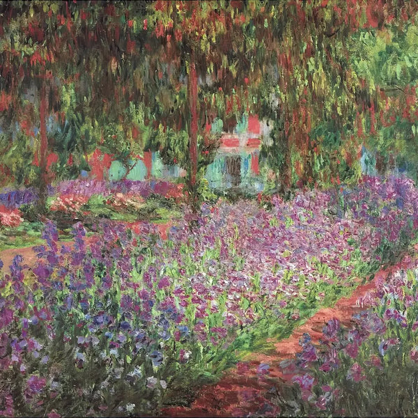 Tableau les Iris de Monet, art mural décoration nature
