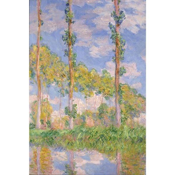 Tableau les Peupliers, art mural décoration nature