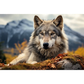 Tableau Photo Loup, art mural décoration nature