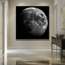 Tableau Photo Lune, art mural décoration nature