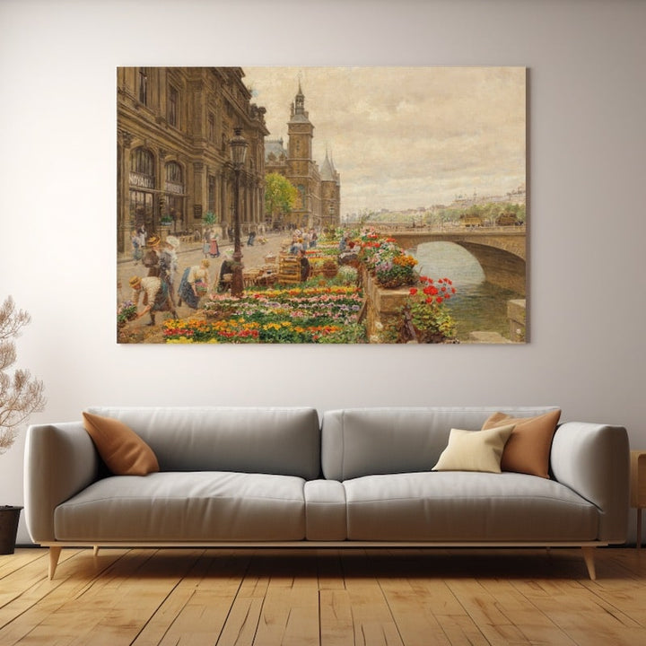 Tableau Marché Aux Fleurs