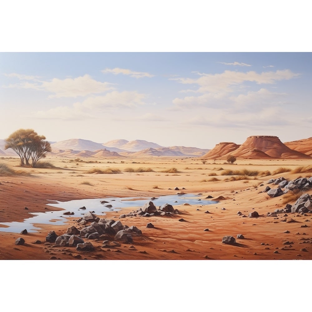 Tableau Désert Marocain, art mural décoration nature