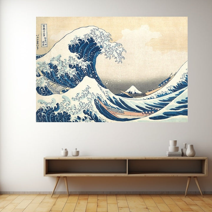 Tableau Mer Japonais, art mural décoration nature