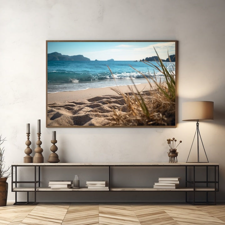 Tableau Plage Intime, art mural décoration nature
