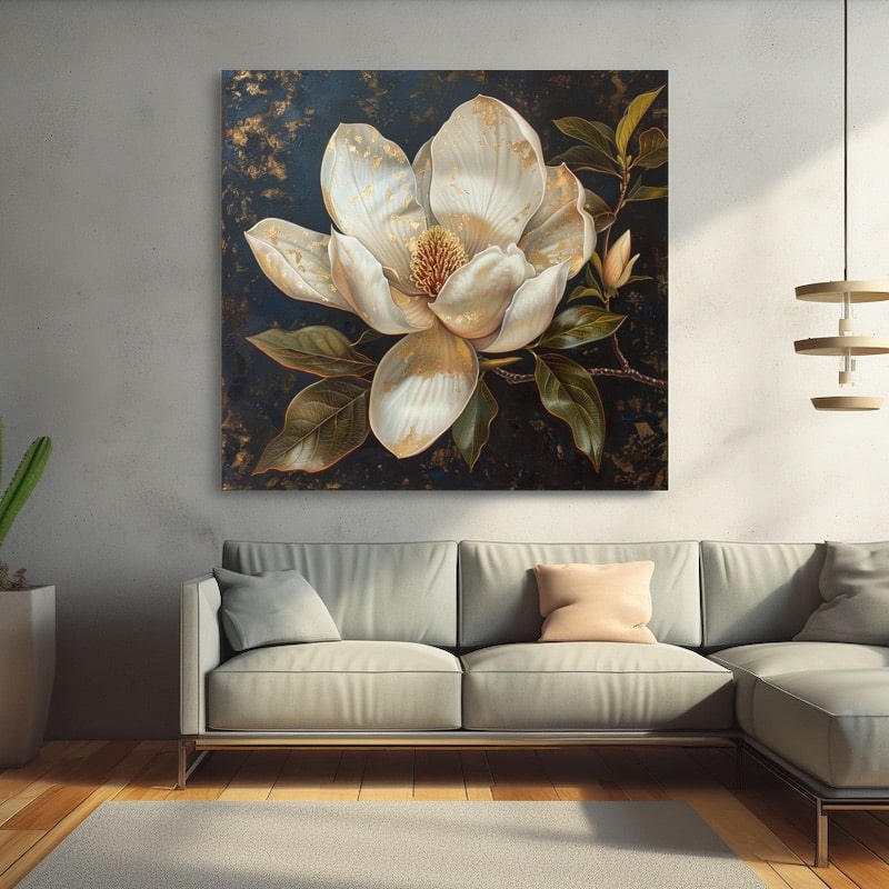 Tableau Moderne Avec Fleur