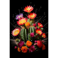 Thumbnail for Tableau Moderne Cactus Coloré