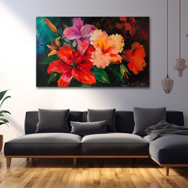 Tableau Moderne De Fleurs