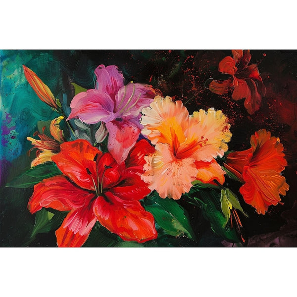Tableau Moderne Des Fleurs