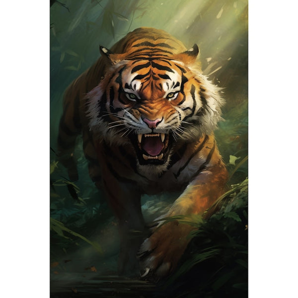 Tableau Tigre Moderne, art mural décoration nature