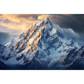 Tableau 5 Parties Montagne, art mural décoration nature