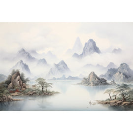 Tableau Montagne de Chine, art mural décoration nature