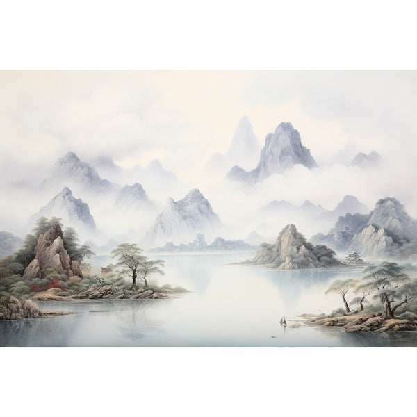 Tableau Montagne de Chine, art mural décoration nature