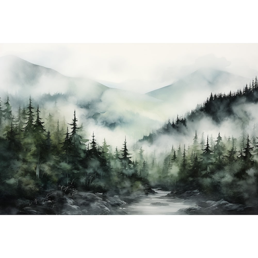 Tableau Esprit Montagne, art mural décoration nature