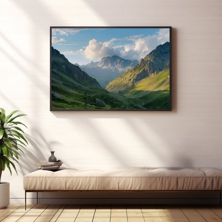 Tableau Montagne Pyrénées, art mural décoration nature