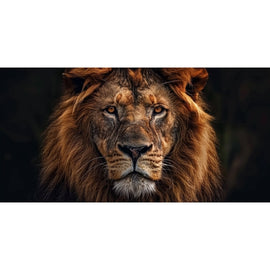 Tableau Multi Panneaux Lion, art mural décoration nature