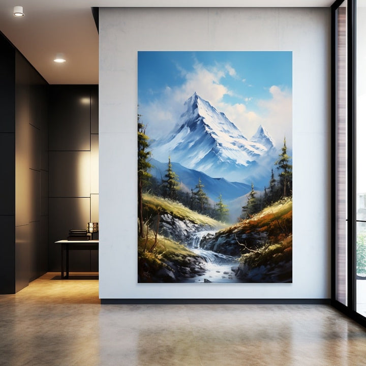 Tableau Mural Montagne, art mural décoration nature