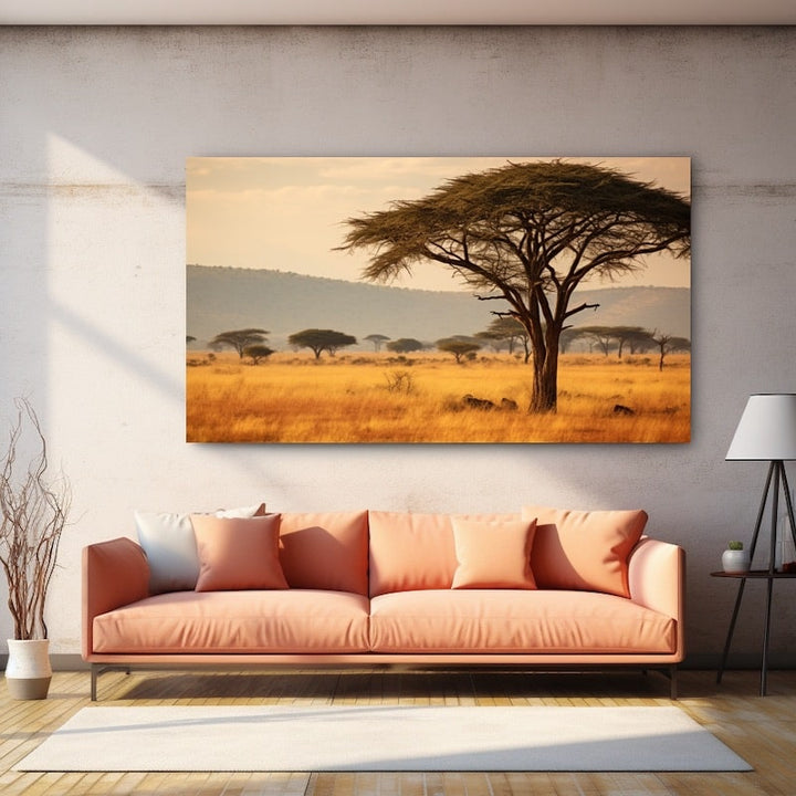 Tableau Mural Savane, art mural décoration nature