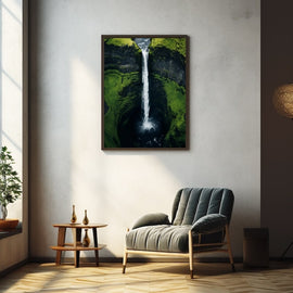 Tableau Nature Cascade, art mural décoration nature