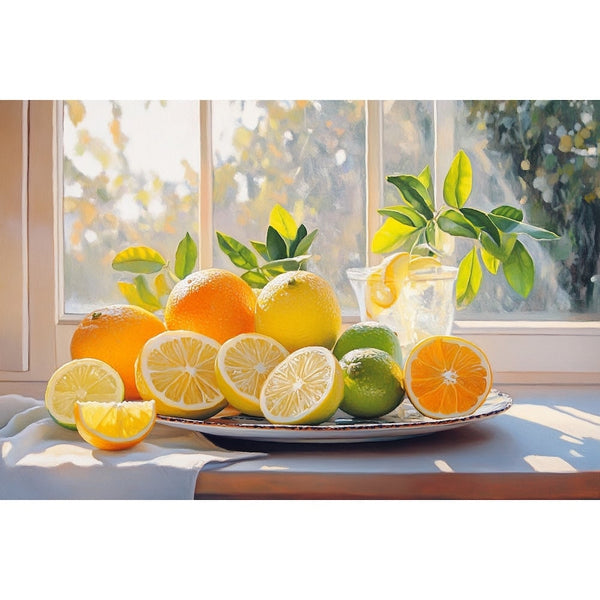 Tableau Nature Morte avec Fruits, art mural décoration nature