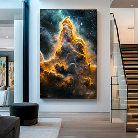 Tableau Nébuleuse, art mural décoration nature
