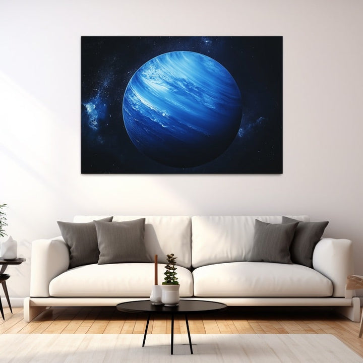 Tableau Neptune, art mural décoration nature