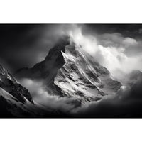 Thumbnail for Tableau Noir Et Blanc Montagne