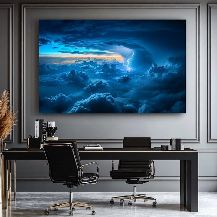 Tableau Nuage, art mural décoration nature