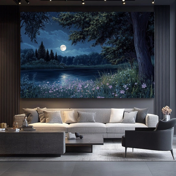 Tableau Nuit d'Été, art mural décoration nature
