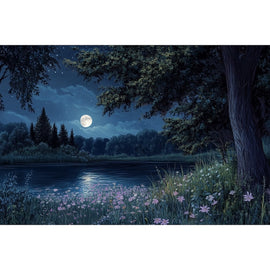 Tableau Nuit d'Été, art mural décoration nature