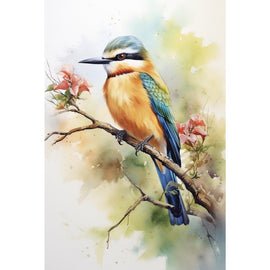 Tableau à Peindre Oiseau en Acrylique, art mural décoration nature, vue 2