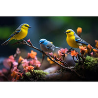Thumbnail for Tableau Oiseau Multicolore