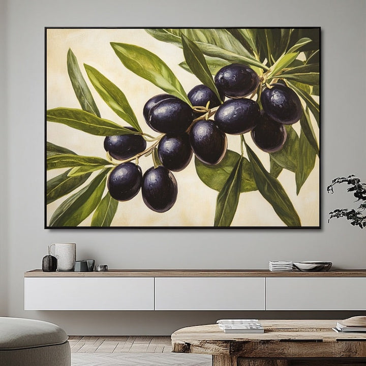 Tableau Olive, art mural décoration nature