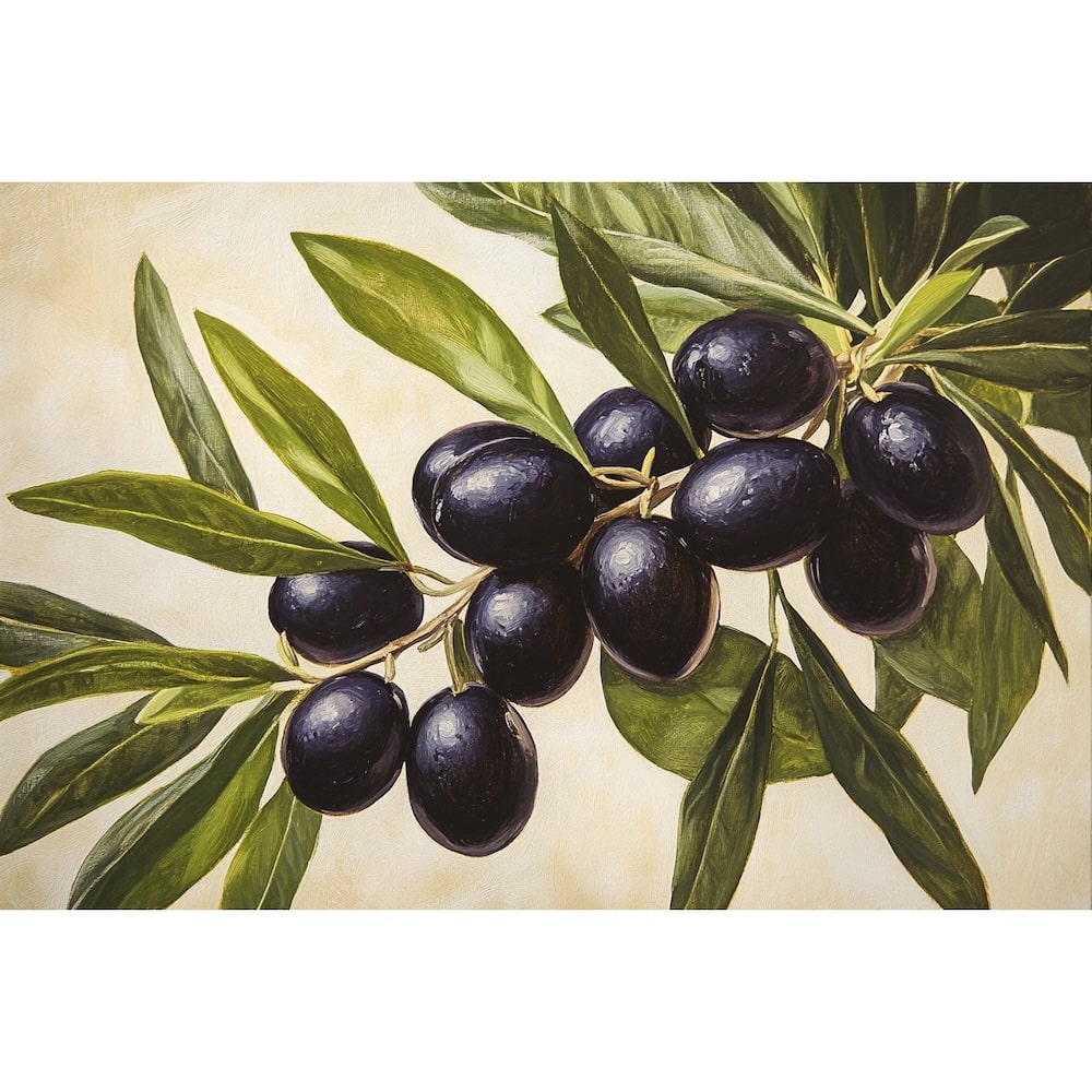 Tableau Olive, art mural décoration nature
