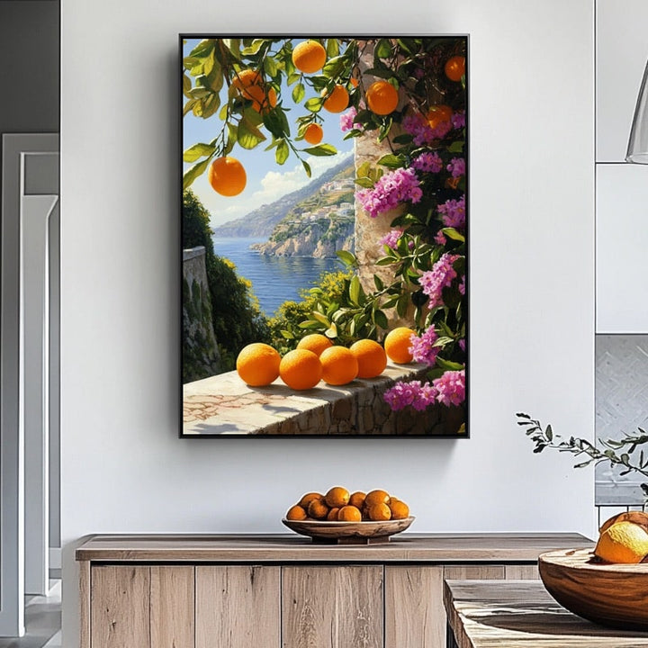 Tableau Orange, art mural décoration nature