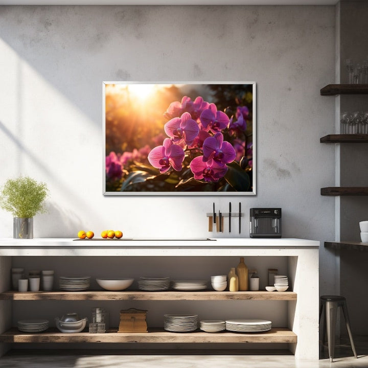 Tableau Orchidée Violet