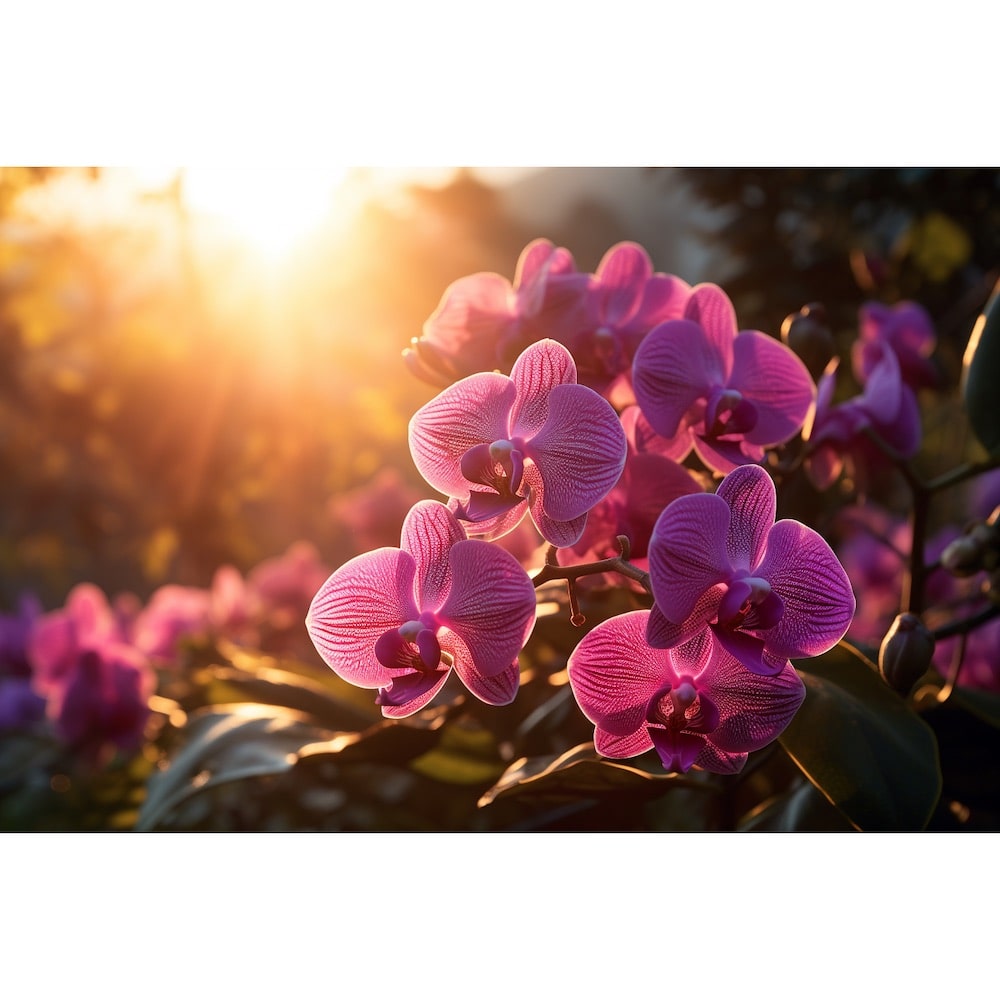 Tableau d'Orchidée Violette