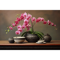 Thumbnail for Tableau Orchidée en Feng Shui