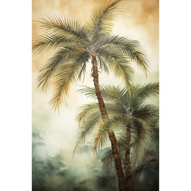 Tableau Zen Palmier, art mural décoration nature