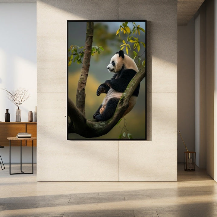 Tableau Photo Panda, art mural décoration nature