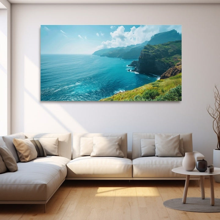 Tableau Panoramique Mer, art mural décoration nature