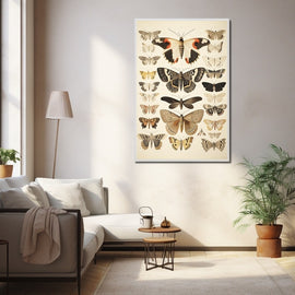 Tableau Papillon de Nuit, art mural décoration nature