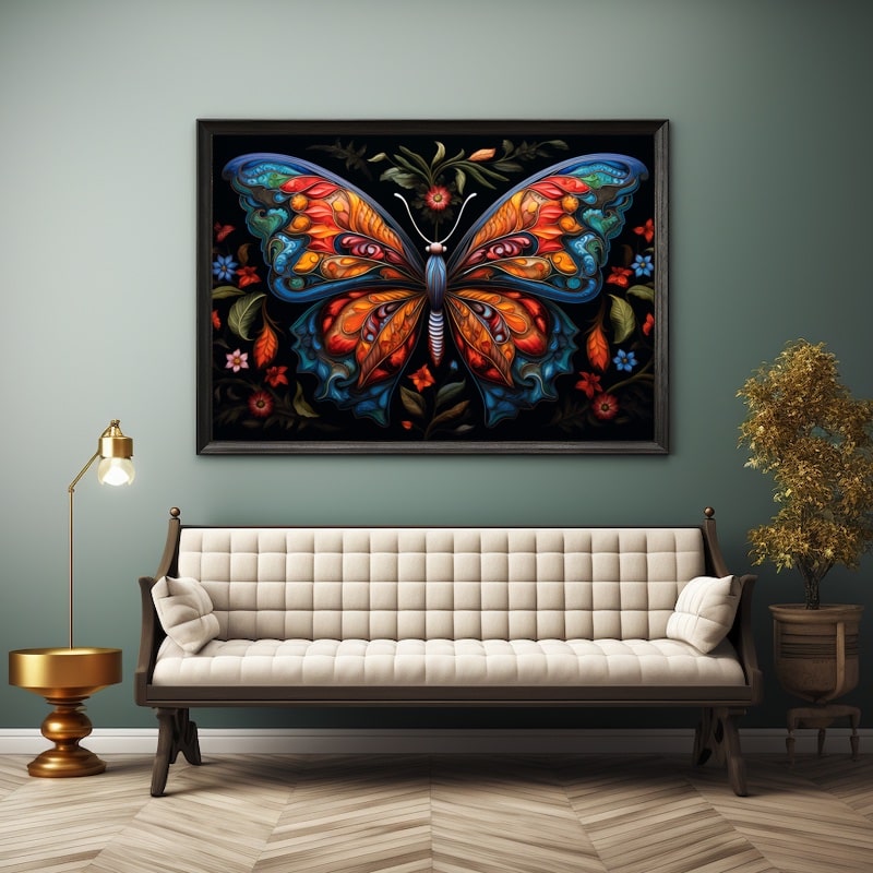 Tableau Papillon Féerique