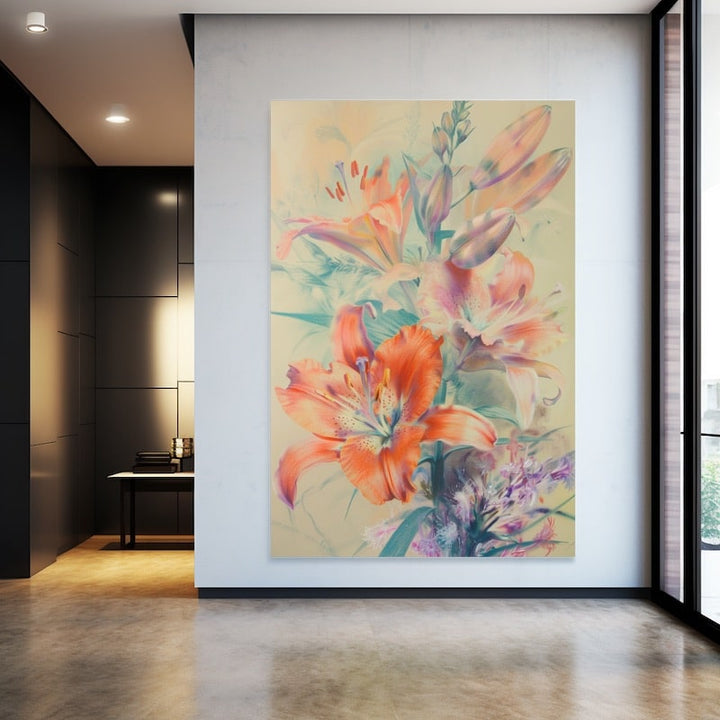 Tableau Pastel Fleurs