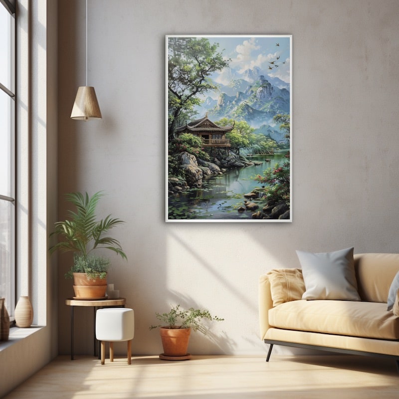 Tableau Paysage Asie