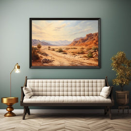 Tableau Paysage Désert, art mural décoration nature
